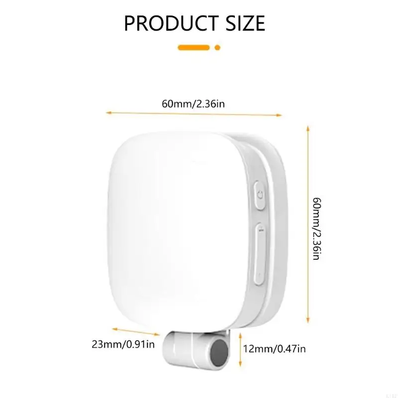 Luz relleno teléfono giratorio para grabación fotografía maquillaje conferencia video K1KF - imagen 3