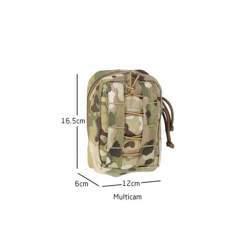 Bolsa de accesorios para chaleco de caza táctico, bolsa para artículos diversos FS, subbolsa multiusos Molle - imagen 5