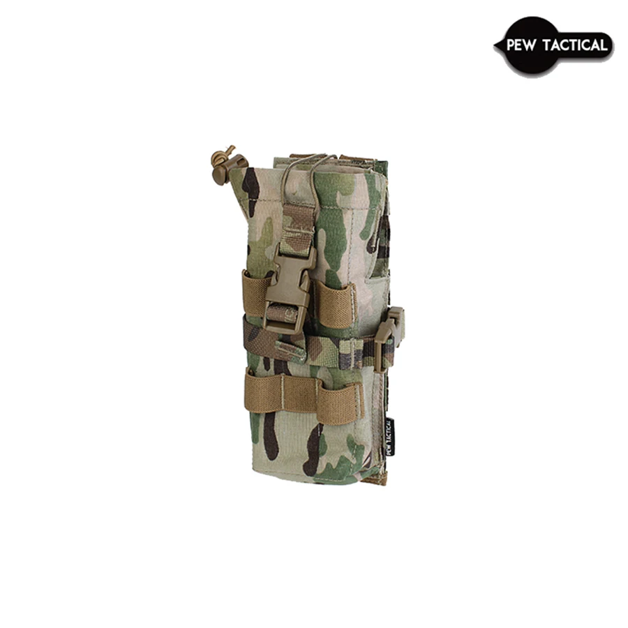 PEW TACTICAL PRC-152 Bolsa de radio desplegable/inclinable Bolsa de utilidad AIRSOFT Camping caza - imagen 2