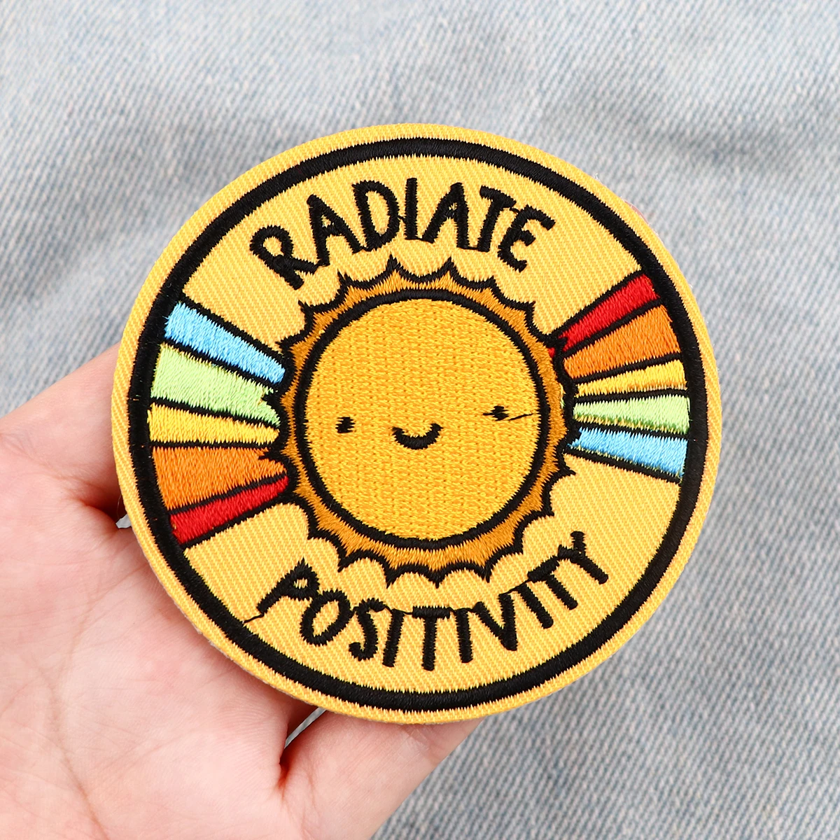 Parche divertido para planchar para hombre, parche para ropa, parche bordado con letras, accesorios de ropa, pegatinas de costura - imagen 4