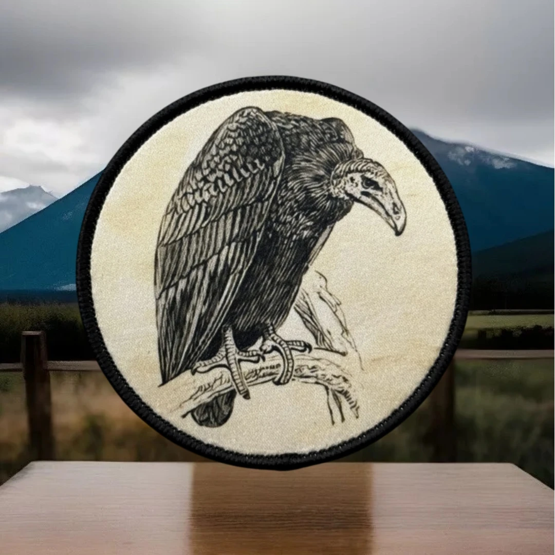 Insignia de moral táctica "Vulture", parche impreso en ropa, parches militares con gancho y bucle, pegatina para mochila, apliques para brazalete - imagen 5