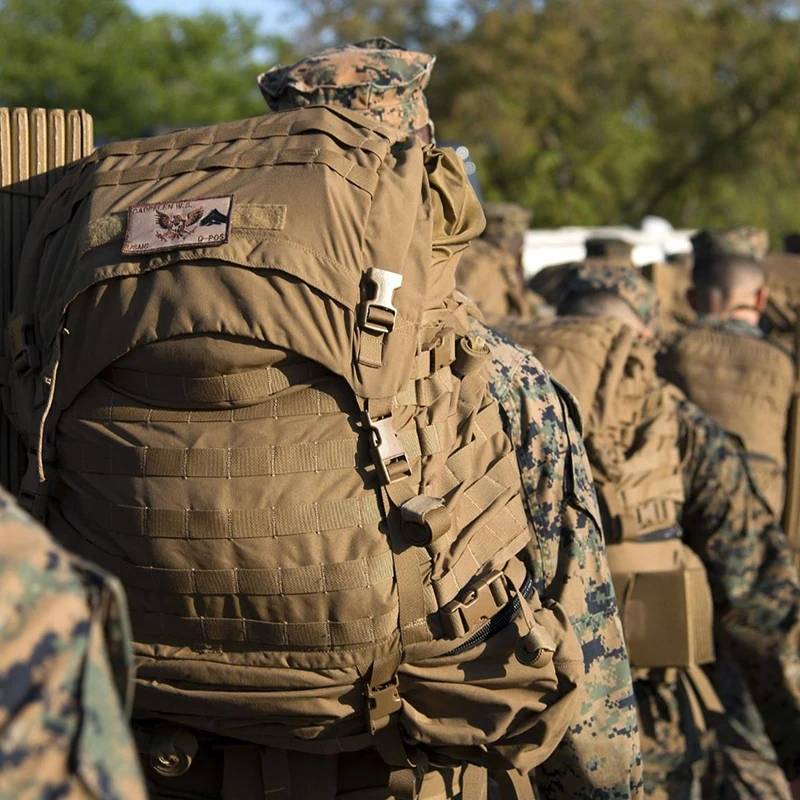 Bolsa principal para exteriores, bolsa para mudanzas, bolsa militar táctica, bolsa militar para exteriores, 80L, sin estante trasero - imagen 3