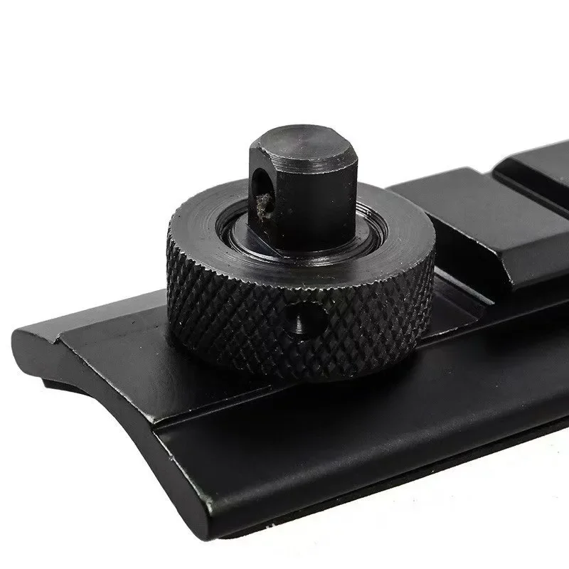 Soporte adaptador de bípode Picatinny táctico de 20mm, Base de guía con perno de eslinga con 3/2 ranuras para caza AR15/AK/M4/M16 - imagen 2