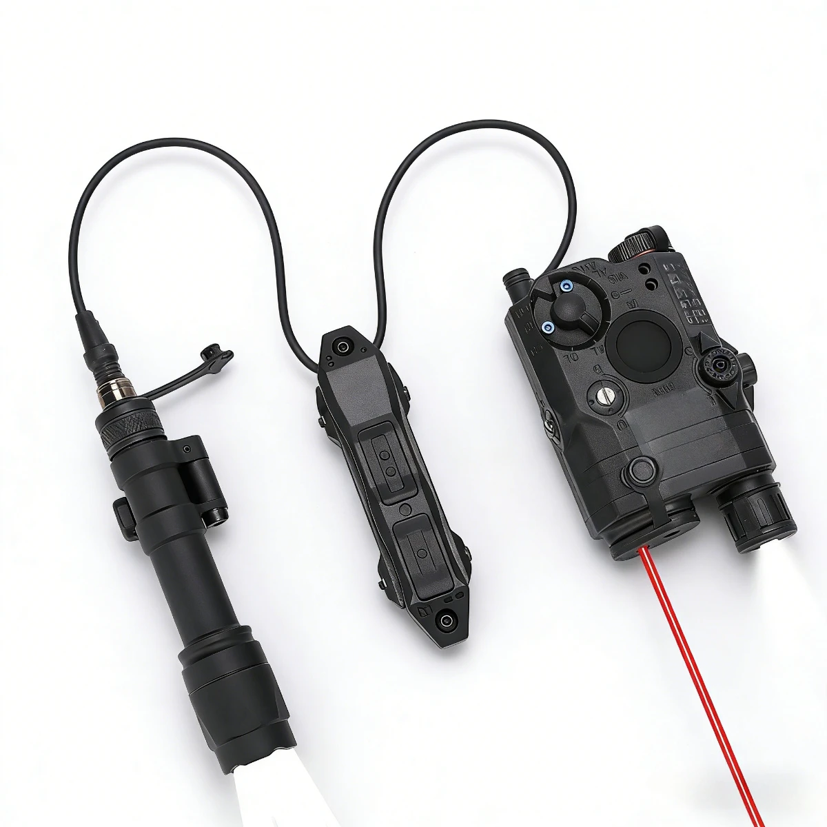 Botón de presión táctico 2,5/3,5 SF, interruptor de Triple función remota de doble función compatible con Surefire M300 M600 PEQ-15 DBAL-A2 - imagen 2