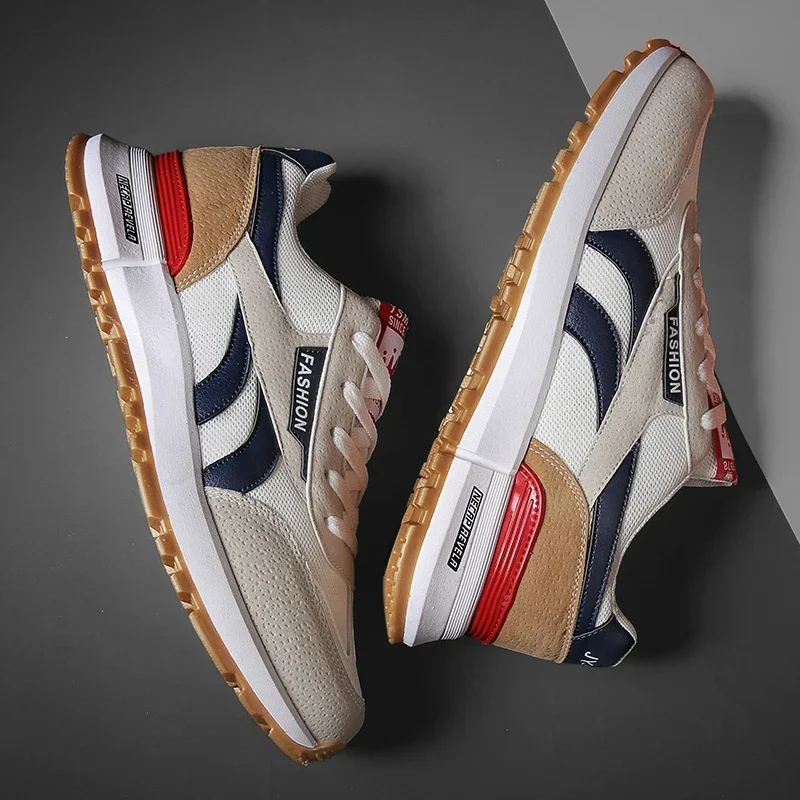 2025 Zapatillas para correr maratón para hombre, zapatillas ultraligeras para caminar y trotar, zapatillas deportivas informales transpirables 39-44 - imagen 4