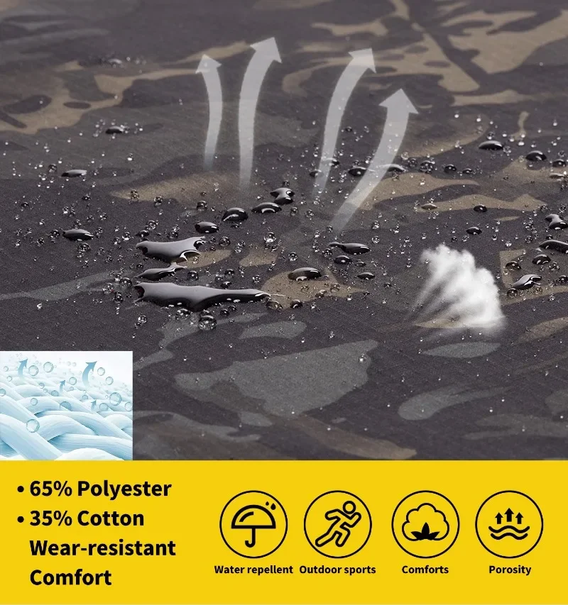 Traje táctico de combate CP, uniforme Softair, ropa para hombre, camiseta de senderismo, camisa de camuflaje, pantalones Cargo, conjunto para correr, ropa de campamento de verano - imagen 5