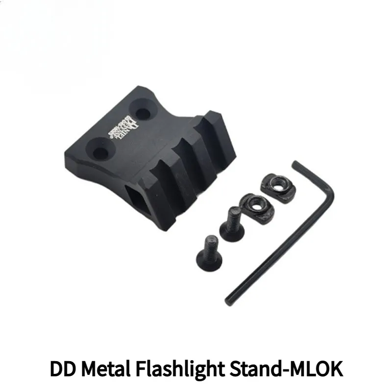 VMIAS, base de elevación de riel lateral táctico de doble cara de 45 grados, soporte de metal, linterna de aumento, mira láser - imagen 3