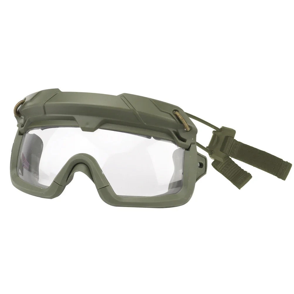 Gafas tácticas para casco rápido para exteriores, gafas protectoras para Airsoft y Paintball, gafas de sol deportivas para hombre, gafas antiniebla a prueba de viento - imagen 2