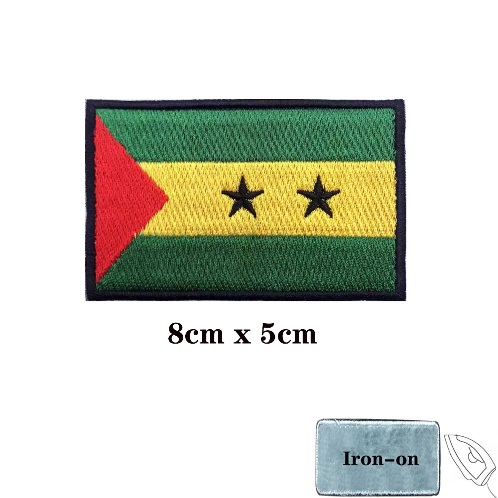 Parches de bandera de la cúpula y el principio de Sheng, brazalete, parche bordado, gancho y bucle, insignia bordada, raya militar - imagen 2