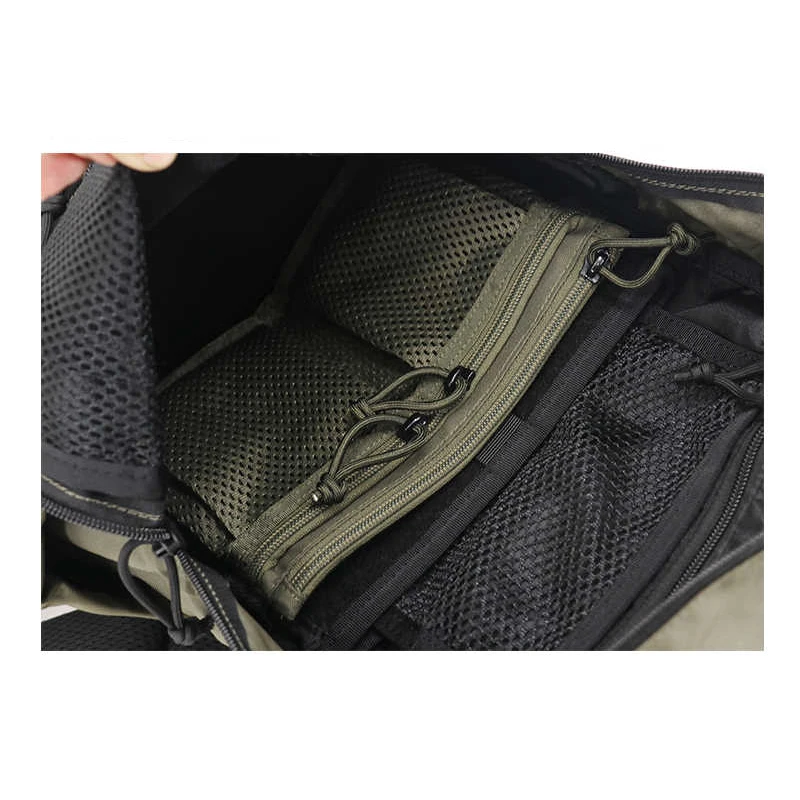 Bolsa organizadora táctica compacta EDC con gancho y bucle para almacenamiento interno y utilidad de mochila - imagen 2