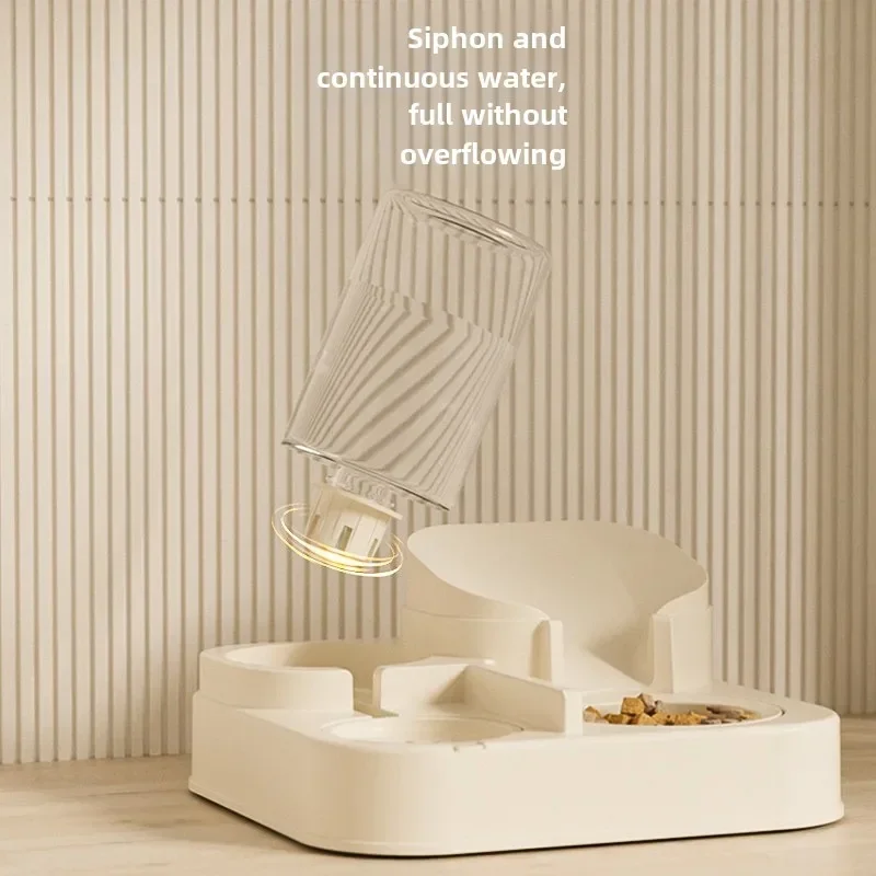 Alimentador automático para gatos, bebedero para alimentación de perros y gatos, suministros de riego para gatos, dispensador de almacenamiento de alimentos, accesorios para mascotas - imagen 5