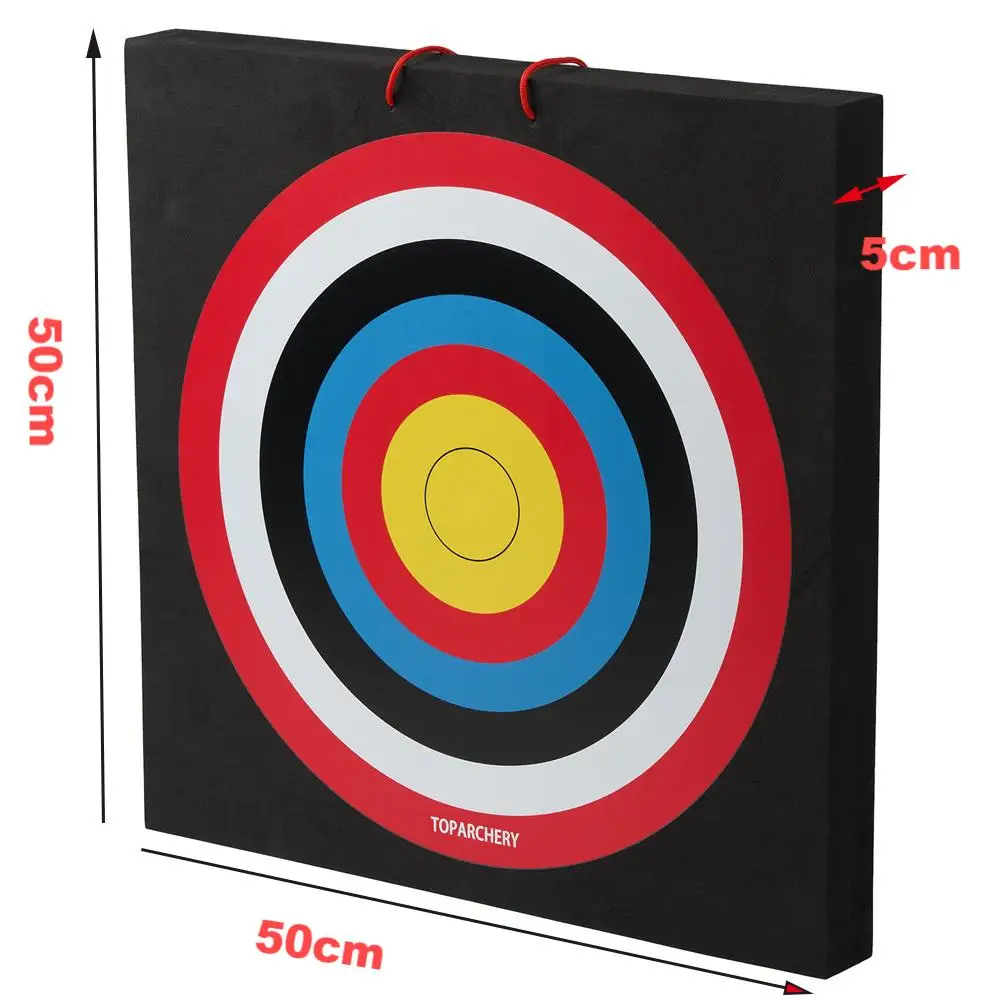 Toparchery-tiro de espuma EVA con estampado de objetivo, 50x50x5cm, objetivo de caza al aire libre, arco compuesto recurvo y flecha, accesorios - imagen 2