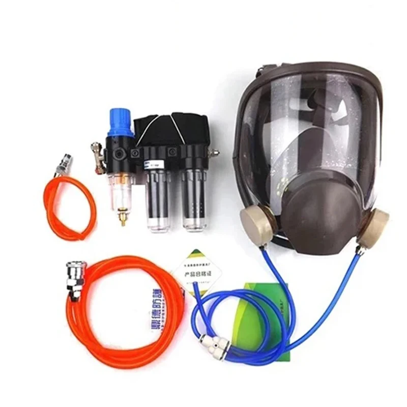 Sistema de respirador industrial con suministro de aire 3 en 1, máscara de Gas 6800, respirador multifuncional eficiente y conveniente con ahorro de energía - imagen 3