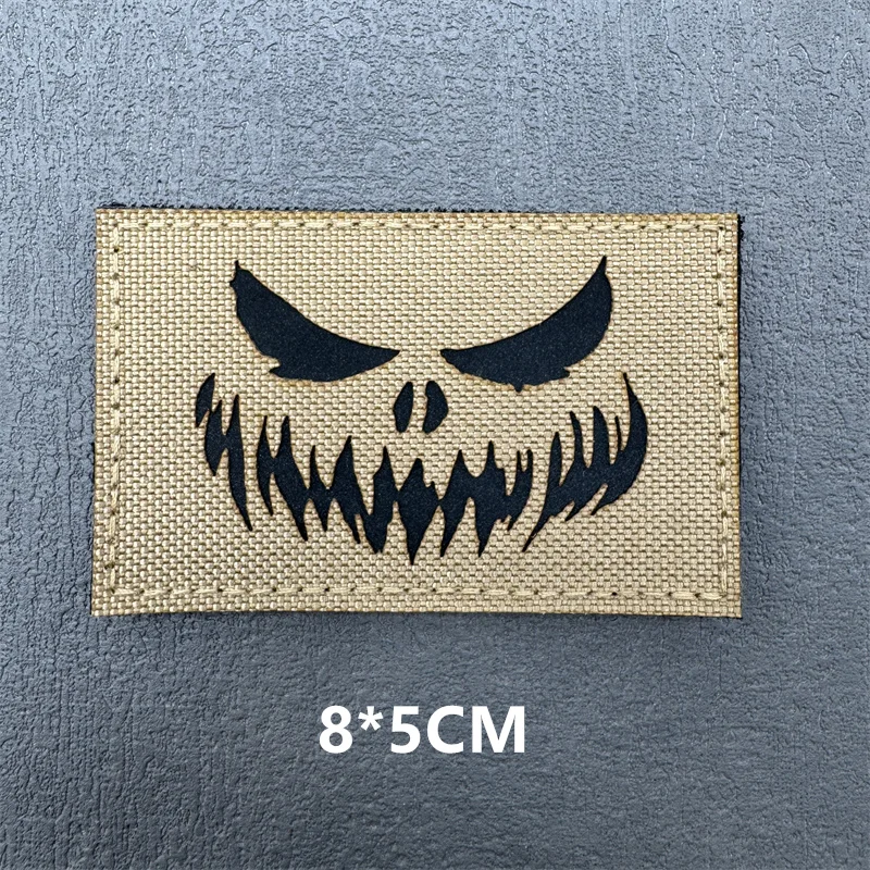 Parches tácticos con emblema reflectante IR, parches en mochila, chaleco, insignias para ropa, gancho y bucle, equipo para exteriores, 1 ud. - imagen 3