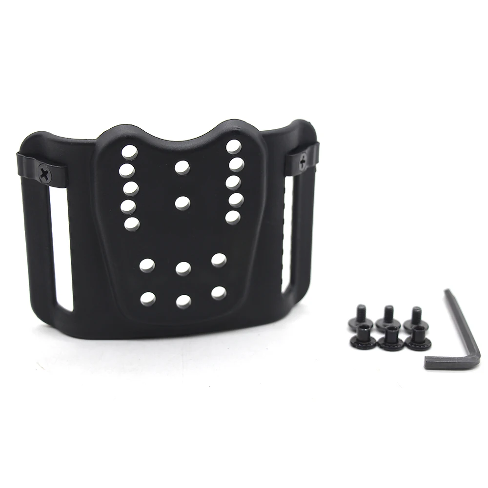 Funda táctica Universal, adaptador de cinturón de cintura con múltiples agujeros, adaptador de tirón rápido, funda para pistola, accesorios para revistas - imagen 4