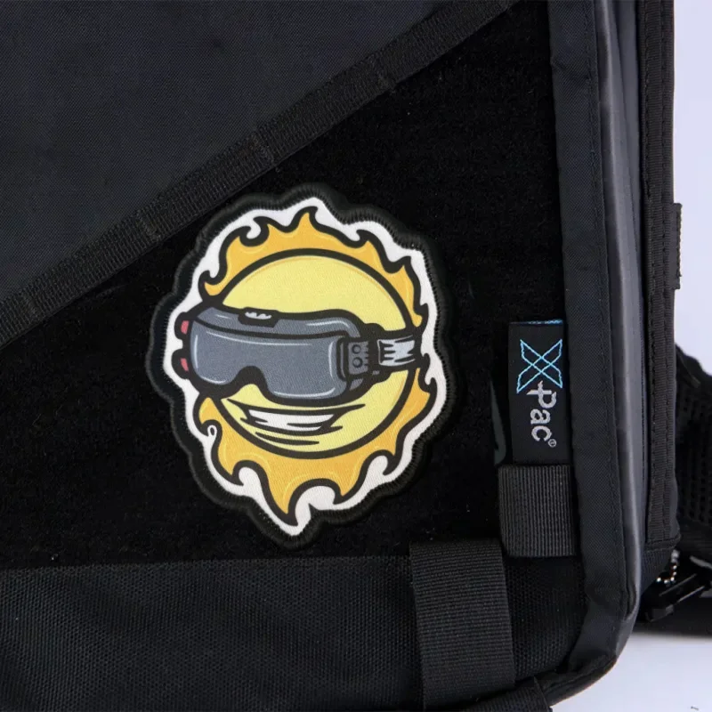 Parche "Sunshine Operator", insignia con estampado de moral táctica, gancho y bucle, mochila, accesorio de decoración de ropa, pegatina, brazalete - imagen 5