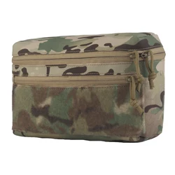 Bolsa táctica Universal GP, paquete de almacenamiento con cremallera General, bolsa de herramientas Molle de expansión para portador de placa, aparejo de pecho, equipo de caza