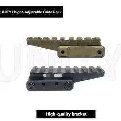 Base riel Picatinny elevado para montaje de accesorios