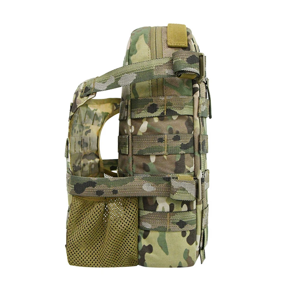 Paquete de hidratación Modular táctica, paquete de vejiga de agua MOLLE, cubierta de casco plegable, accesorios de caza Airsoft para Paintball y ciclismo - imagen 2