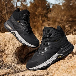 Botas tácticas de cuero impermeables hombre – Desert y montaña