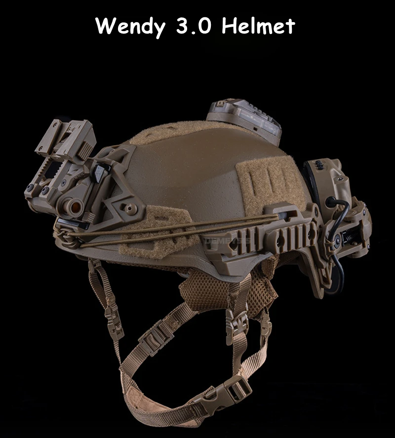 Casco táctico Wendy 3.0 grueso en camuflaje