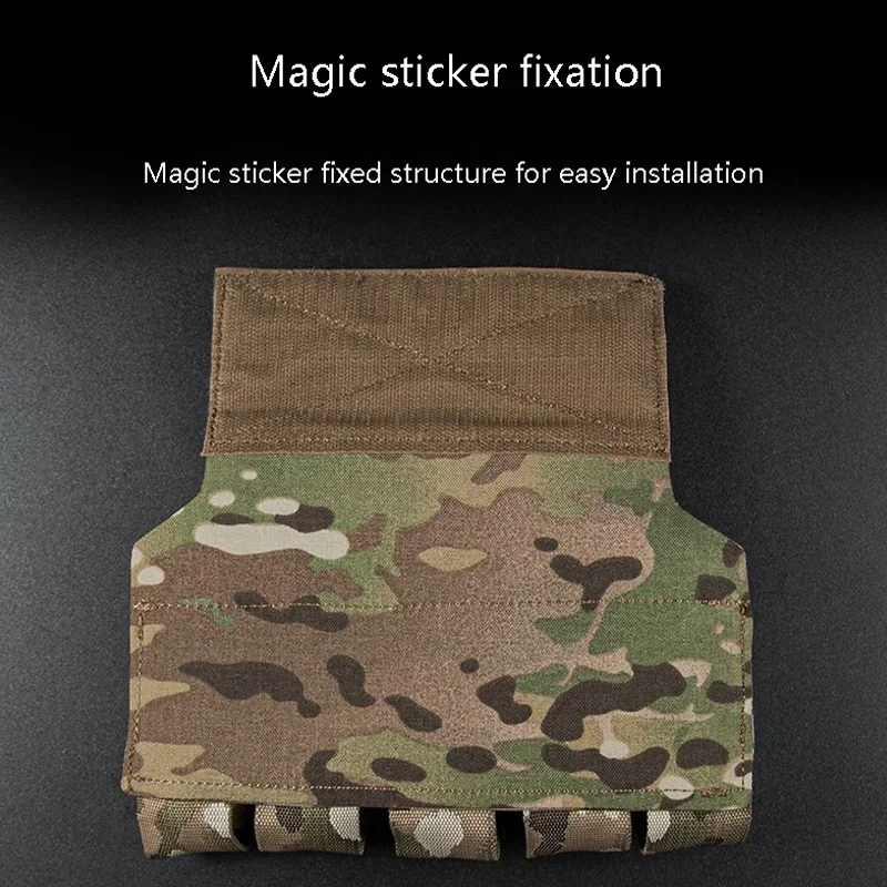 Airsoft M203 Granada Subbolsa 5 redonda 40MM Banger Hanger pecho plataforma chaleco táctico Abdominal placa portadora Accesorios - imagen 2