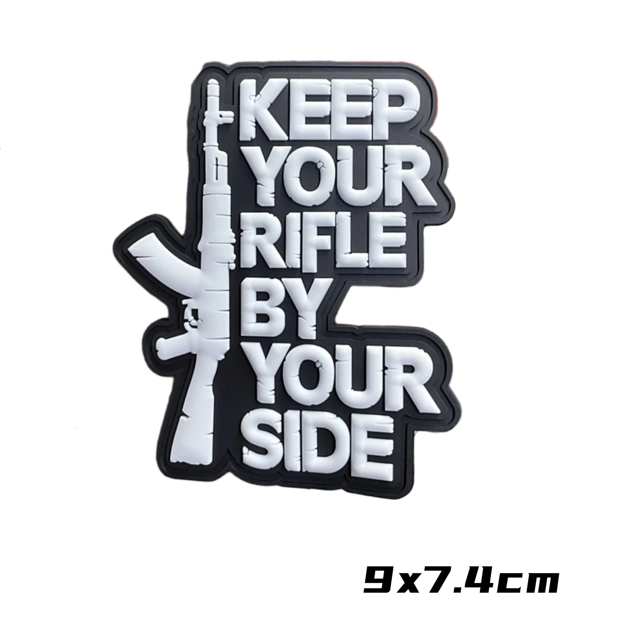 Pegatina decorativa de PVC con emblema de Calavera, parche militar de gancho y bucle, brazalete táctico, mochila - imagen 3