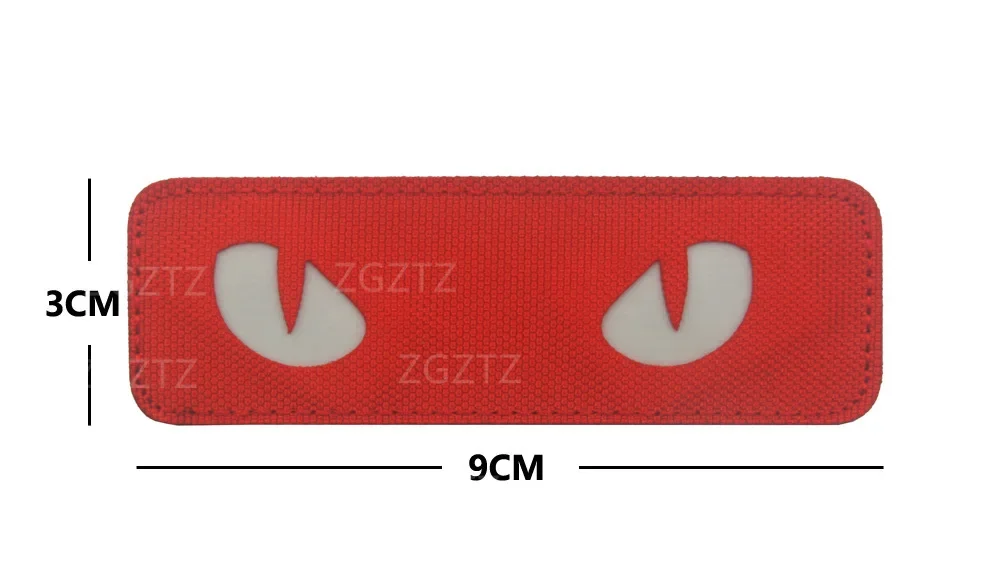 Parches tácticos de ojos de gato, parche de insignia que brilla en la oscuridad para casco táctico, bolsa, ropa, parches militares - imagen 5