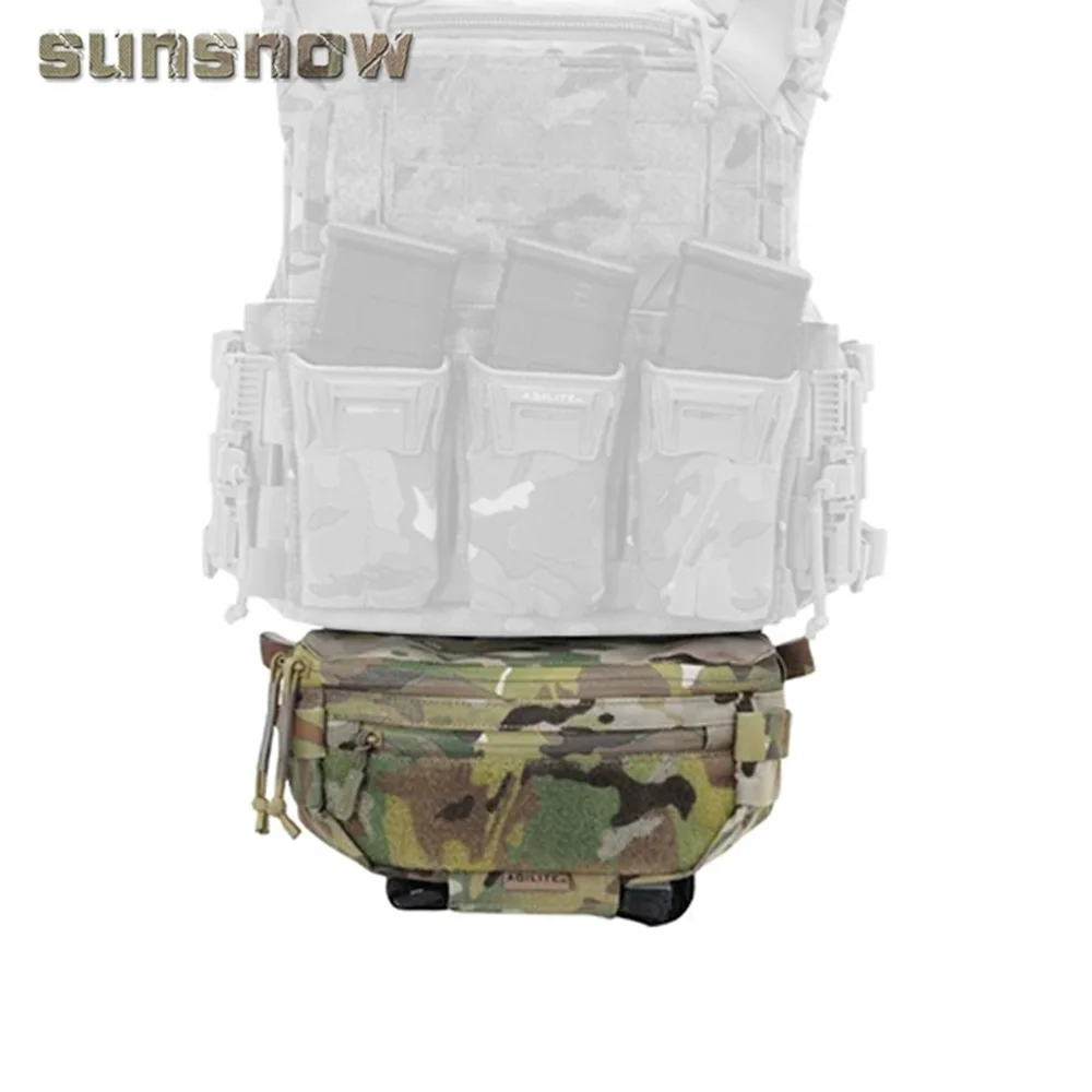 Bolsa abdominal táctica MOLLE compacta – Riñonera liberación rápida