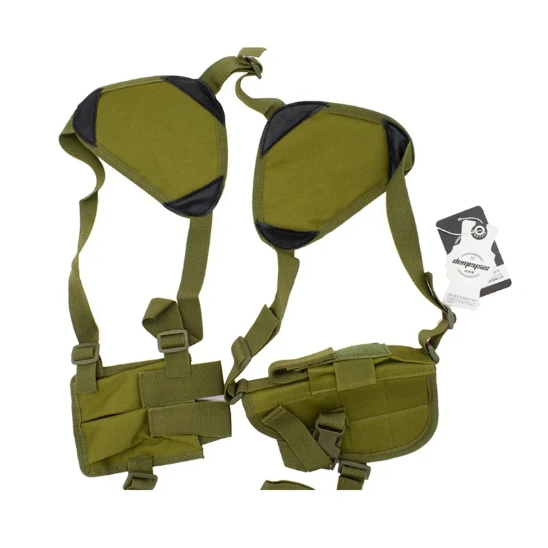 Funda de hombro táctica de transporte oculto para pistola de revólver Glock 1911, funda de caza transpirable ajustable - imagen 3