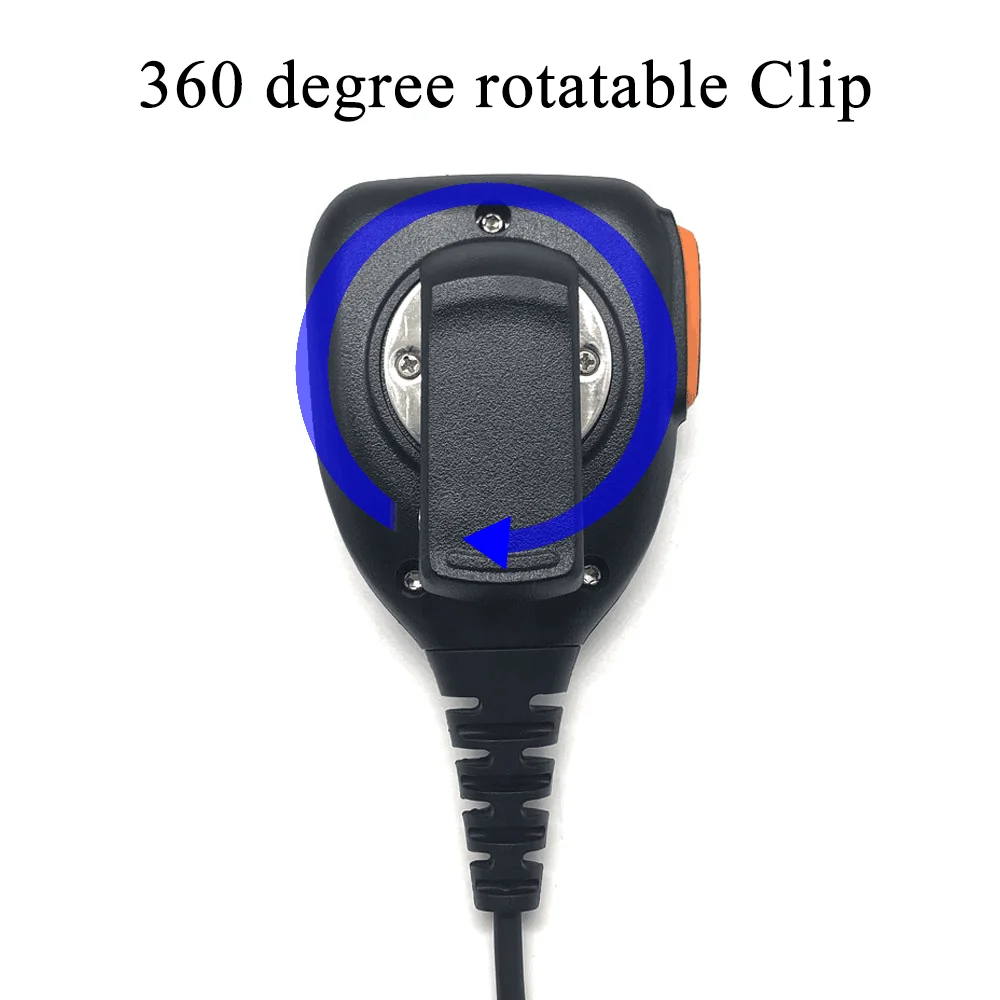 Anysec- altavoz de hombro Baofeng impermeable PTT, K-SM10 de micrófono para TYT Baofeng, intercomunicador, UV-K5, UV-82 Pro, radio de 2 vías - imagen 3