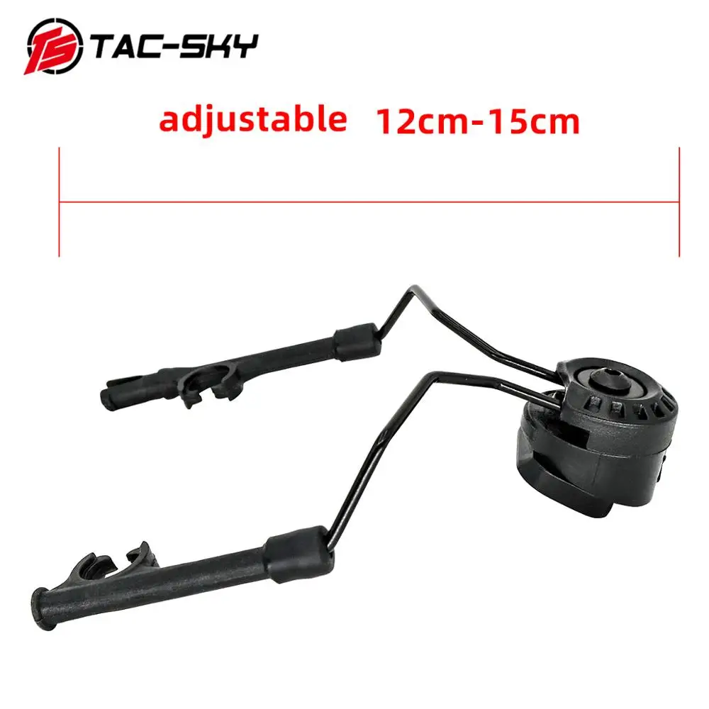 Soporte de riel para casco de arco de TAC-SKY, adaptador de riel para casco Fast Ops Core, auriculares tácticos Comta I Ii Iii Iv Xpi, soporte táctico - imagen 5