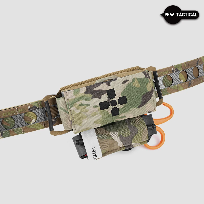 Soporte de torniquete estilo PEW TACTICAL HSP, bolsa elástica para tijeras con placa colgante, bolsa de torniquete - imagen 4