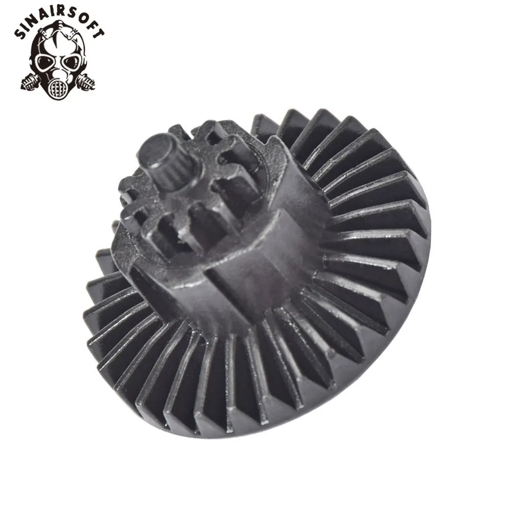 Engranaje cónico de acero CNC, M4, M16, AK, Etc. Caja de cambios para Airsoft Paintball, accesorios de caza y Tiro - imagen 2