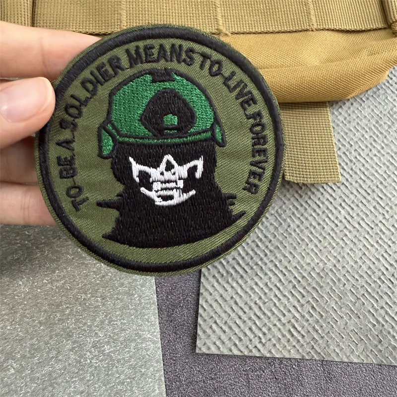 Parche militar del gobernador de la Siberia, brazalete, insignia de moral, gancho y bucle, accesorios para mochila, pegatina decorativa - imagen 3