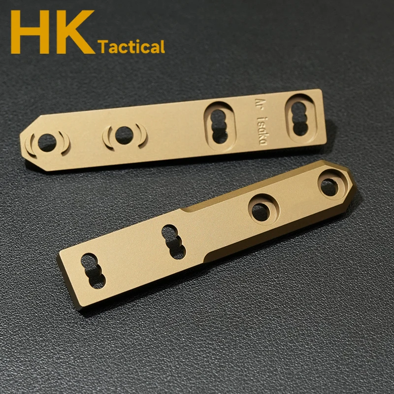 Base de luz táctica de Metal Weapo, luz LED de explorador Airsoft, montaje en línea compatible con sistema MLOK para linterna para exteriores SF M300 M600 PLHV2 - imagen 5