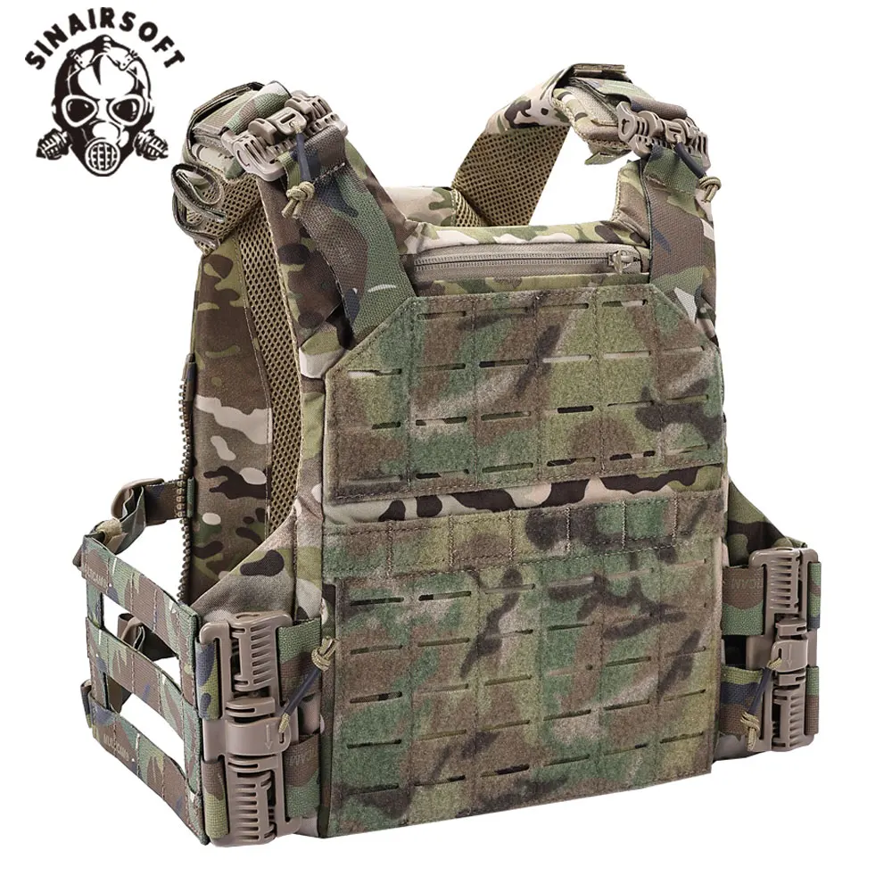 SINAIRSOFT chaleco táctico MOLLE de liberación rápida, sistema de portador de placa, equipo de combate de ajuste rápido, chalecos de caza - imagen 2