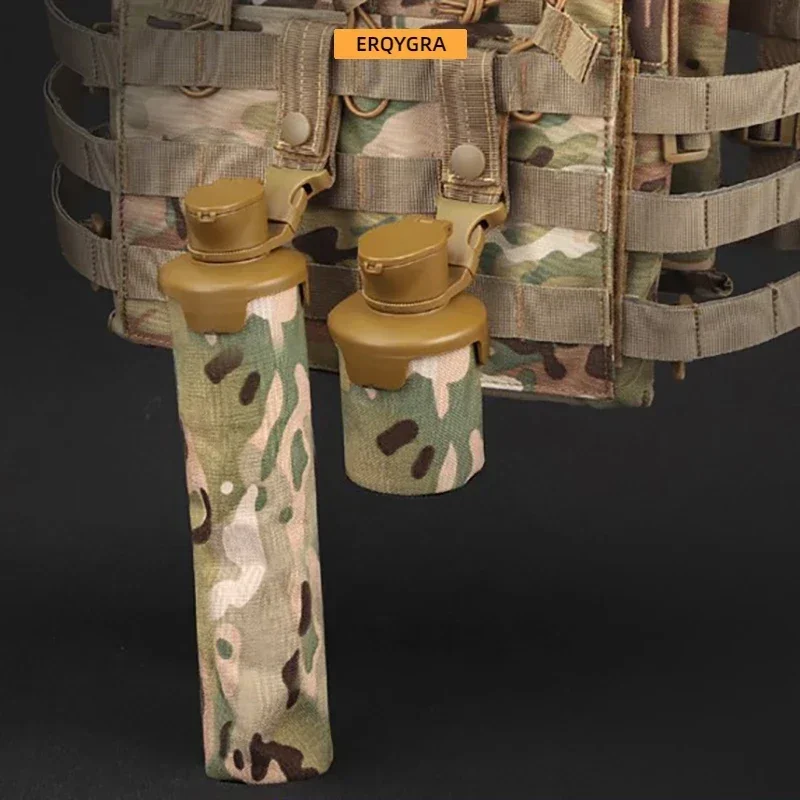 ERQYGRA-Bolsa plegable de almacenamiento táctica BB, bolsa de cintura, sistema Molle, accesorios para revistas de Paintball, caza, tiro Airsoft, nailon - imagen 4