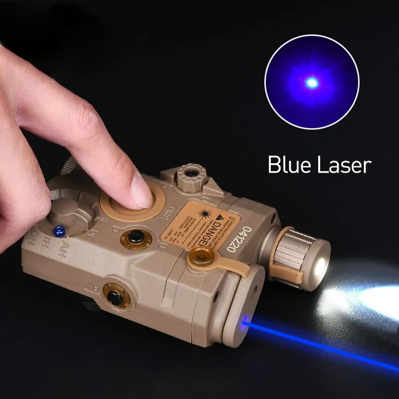 PEQ-15 táctico IR rojo verde azul punto punteado láser blanco LED Luz de reconocimiento 20mm Picatinny Rail accesorios de arma de caza - imagen 3