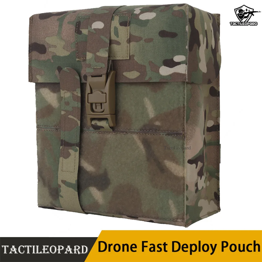 Bolsa táctica para Dron, bolsa de almacenamiento MOLLE, accesorios portadores de placa, equipo de entrenamiento Airsoft para caza al aire libre - imagen 2