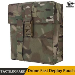 Bolsa táctica para Dron, bolsa de almacenamiento MOLLE, accesorios portadores de placa, equipo de entrenamiento Airsoft para caza al aire libre