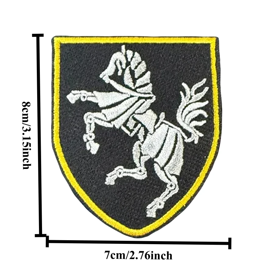 Parche táctico de unicornio "Tianma Corps", brazalete con gancho y bucle bordado, insignia de moral militar, pegatinas para mochila - imagen 2