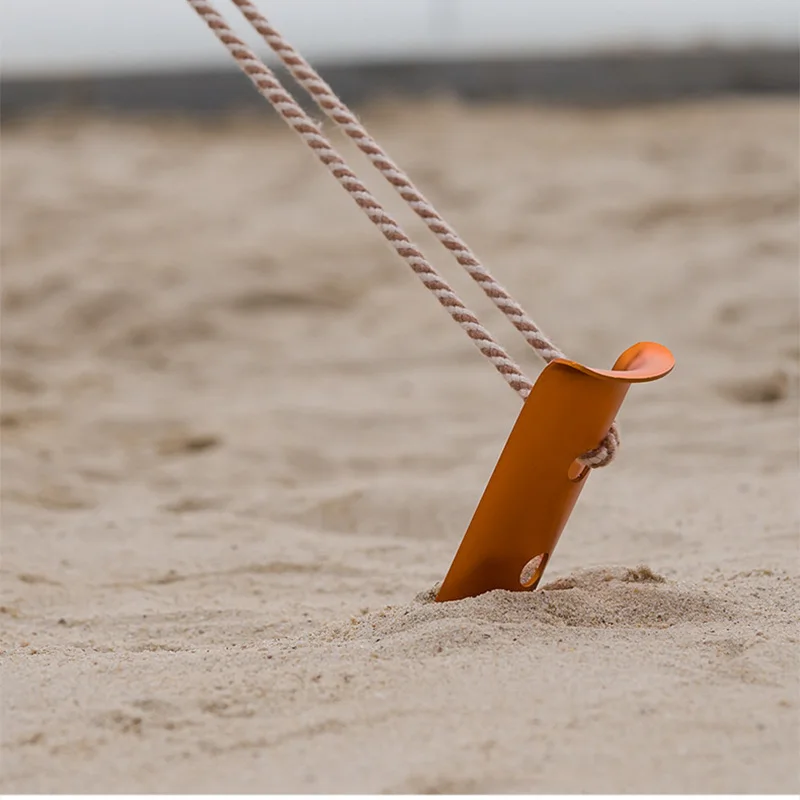 Estacas de aluminio en forma de U para tienda, 10 piezas, 31cm, clavija para nieve, arena, para acampar al aire libre, senderismo, Playa - imagen 5