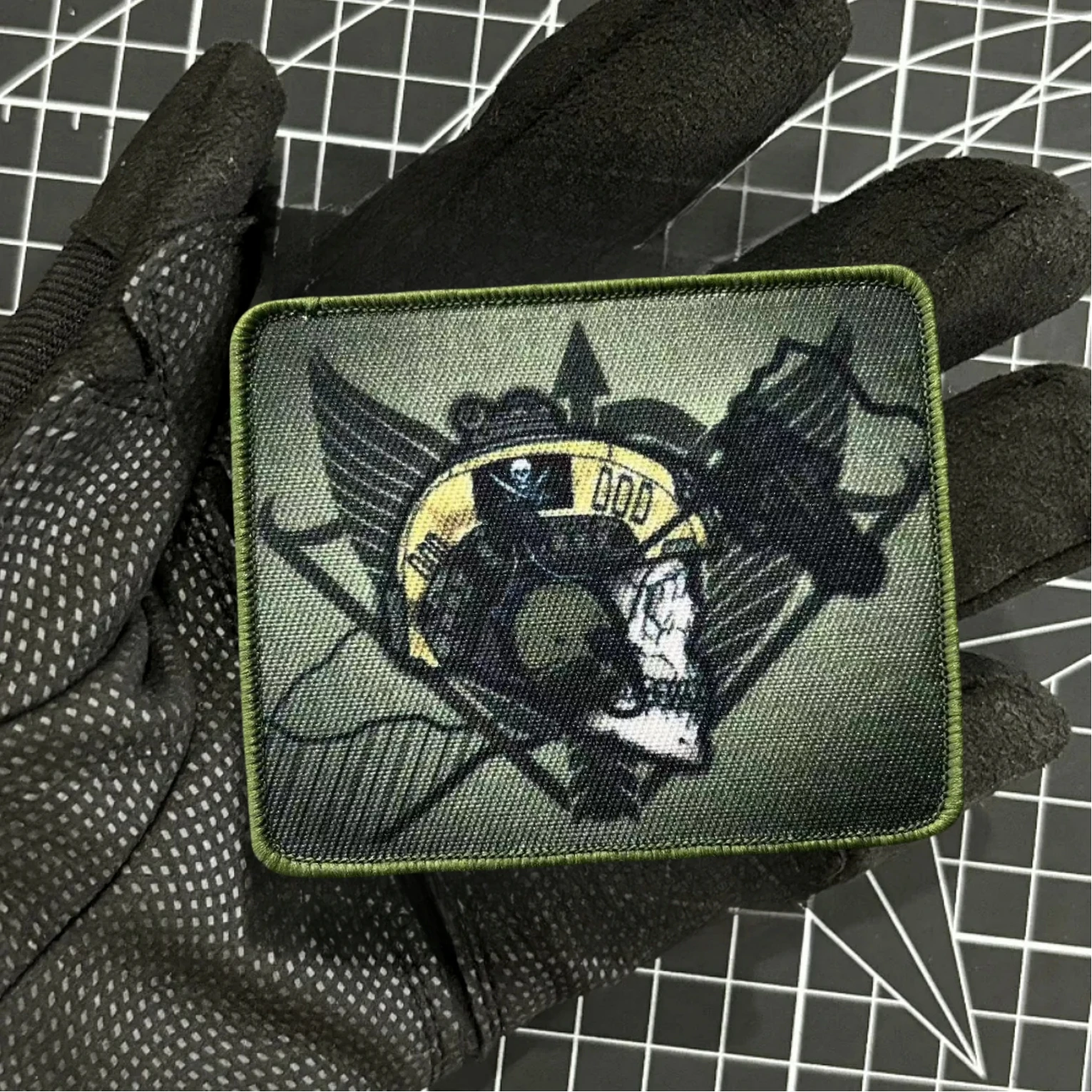Insignia de moral "MTR, fuerzas de operación especial", parches tácticos, brazalete militar, pegatina de gancho y bucle de impresión para mochila - imagen 3