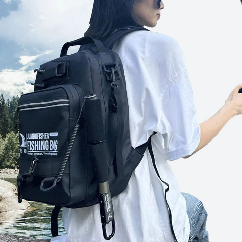 Bolsa táctica para hombre, mochila tipo mensajero Molle, deportes al aire libre, viajes, senderismo, Camping, pesca, mochila impermeable para montañismo - imagen 2