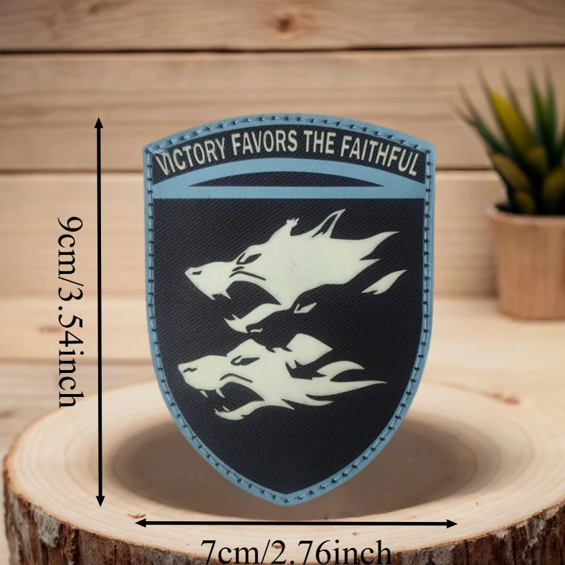 Parche estampado del Cuerpo de Marines del 38th Wolf Warrior, chaleco táctico, insignia de moral con gancho y bucle, pegatina para mochila, parches para brazalete para ropa - imagen 3