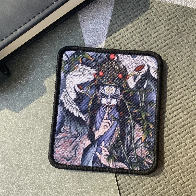 Insignia de moral de hadas Tonghe, parche impreso, brazalete táctico militar con gancho y bucle, mochila, sombrero, accesorios DIY, pegatinas - imagen 2