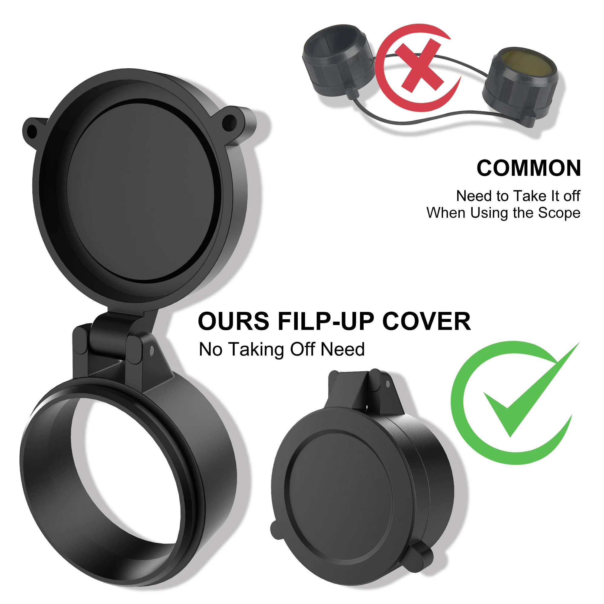 VictOptics S6 1-6x24 SFP Visor de Rifle con Iluminación Roja y Verde, Sistema de Bloqueo de Torretas, Diseño de Campo de Visión Amplio Para AR 15 .223 5.56 - imagen 5