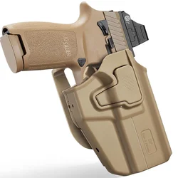Funda táctica OWB polímero desert - Sig P320, Glock 17