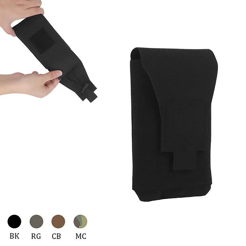 Bolsa de recuperación de revistas de despliegue rápido, organizador de varios para exteriores, bolsa MOLLE, cordón de ajuste de gran capacidad